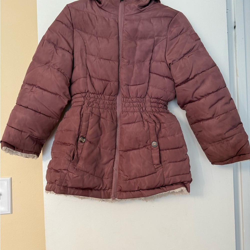 Steve Madden Girls Puffer Jacket - Mauve